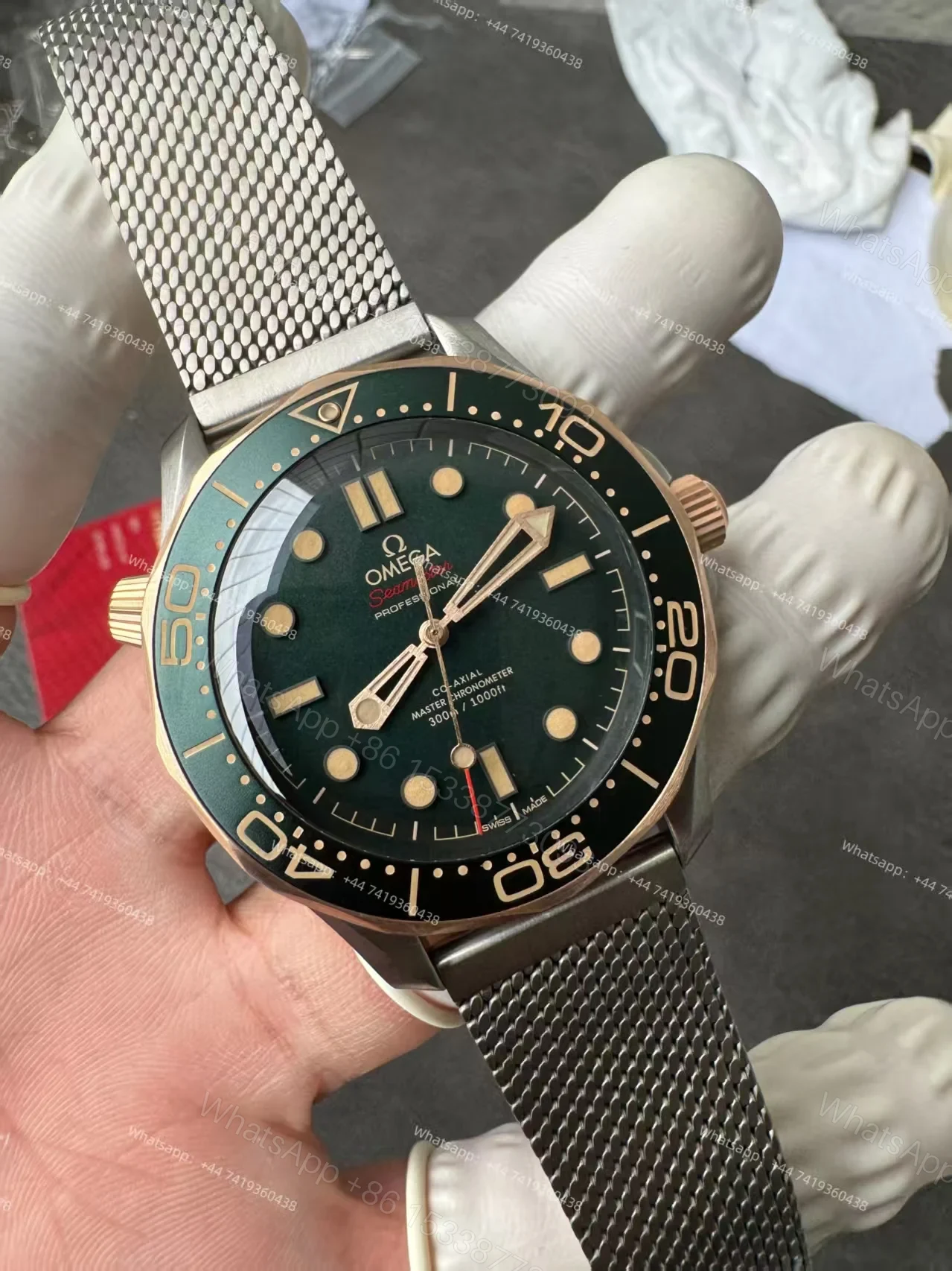 View 7 of Omega Super Clone Seamaster Diver 300M 42mm 210.90.42.20.10.001