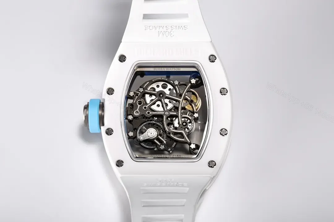 View 9 of RM Factory BBR Richard Mille RM055 White Ceramic Watch