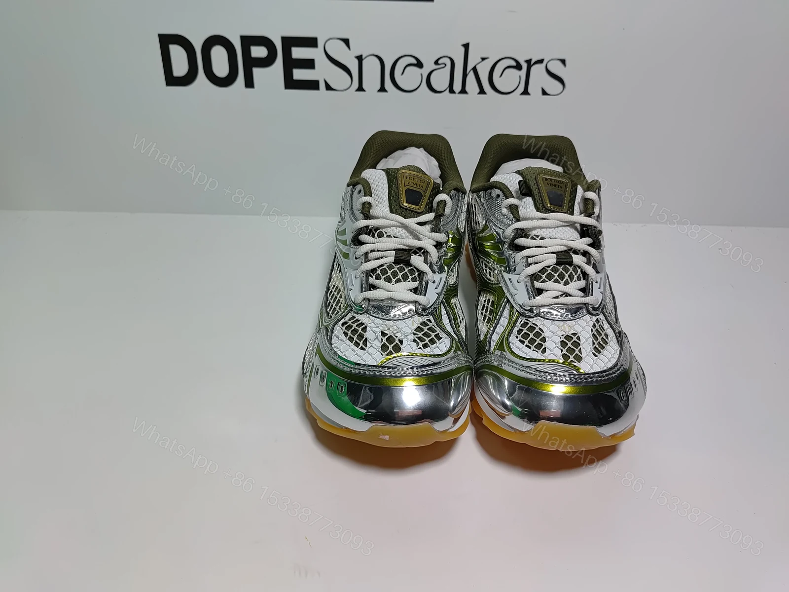 View 5 of Bottega Veneta Orbit Brown Green 755915V2X402848
