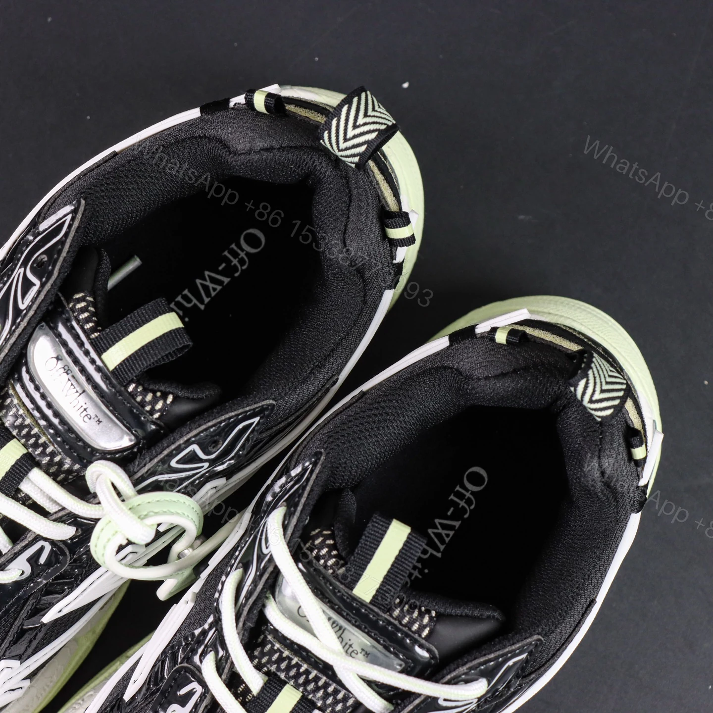 View 4 of Off White Be Right Back Black Green