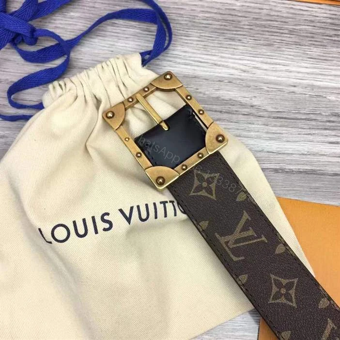 View 2 of LOUIS VUITTON PYRAMIDE FRAME 40MM REVERSIBLE BELT – B166