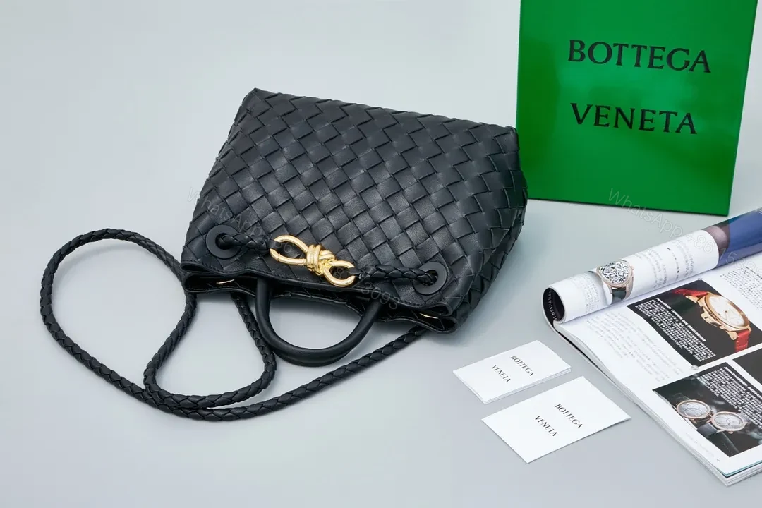 View 8 of Woven Leather Tote: Chic Classic, Everyday Luxury Bag