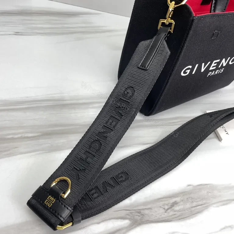View 6 of Givenchy Compact Luxe Carryall: Bold Logo Mini Bag