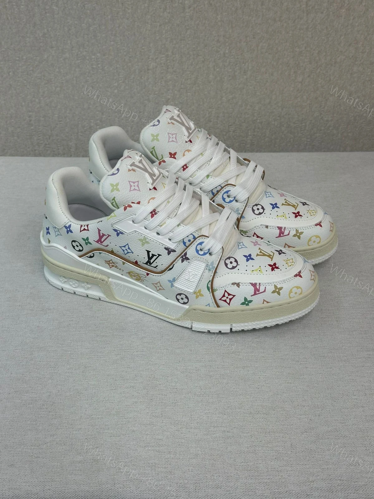 Louis Vuitton White Sneakers Replica — view 1