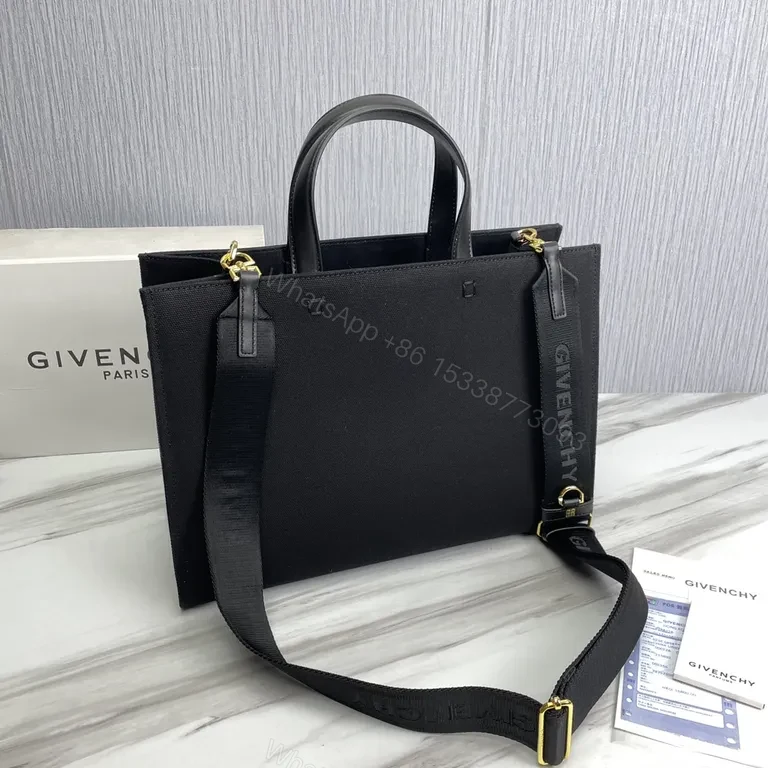 View 6 of Givenchy Modern Structured Tote: Logo-Forward Luxe Bag