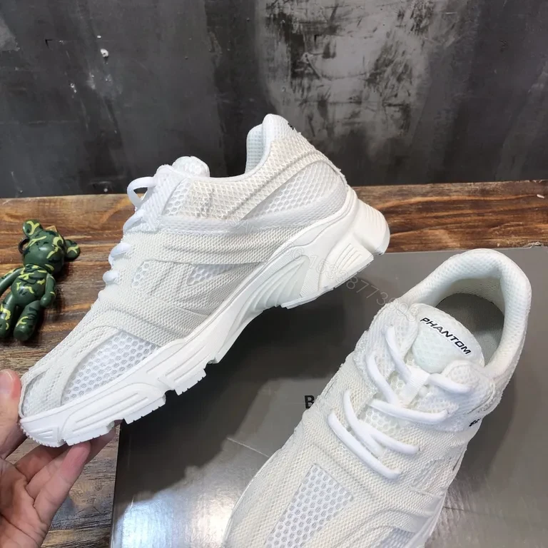 View 8 of Balanced Phantom White Sneakers: Luxury All-Day Comfort