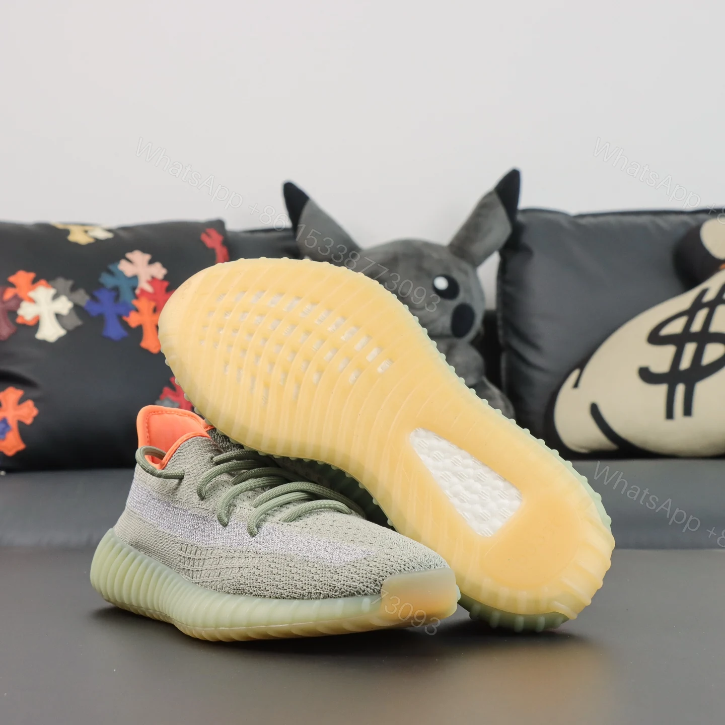 View 3 of Yeezy Boost 350 V2 Desert Sage Reps