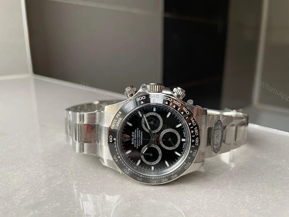 View 4 of Clean factory 1:1 Rolex 2023 Daytona 126500 Best Edition 904L Steel Black Dial SH4131