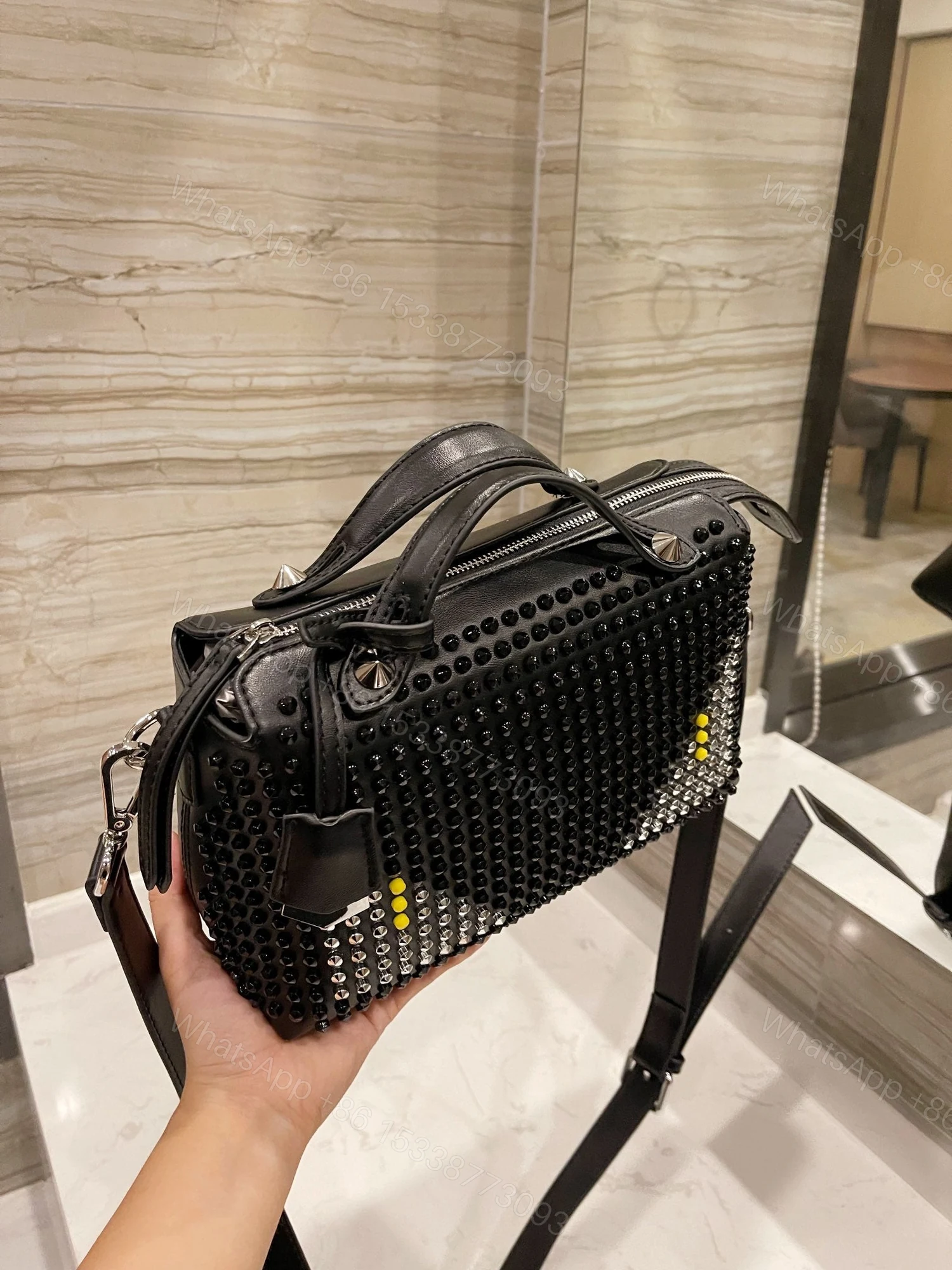 View 2 of Fendi Boston Tote Bag
