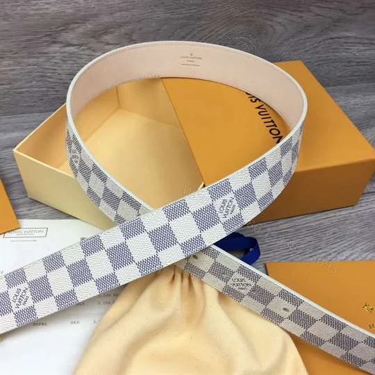 View 7 of LV INITIALES DAMIER BELT – B134