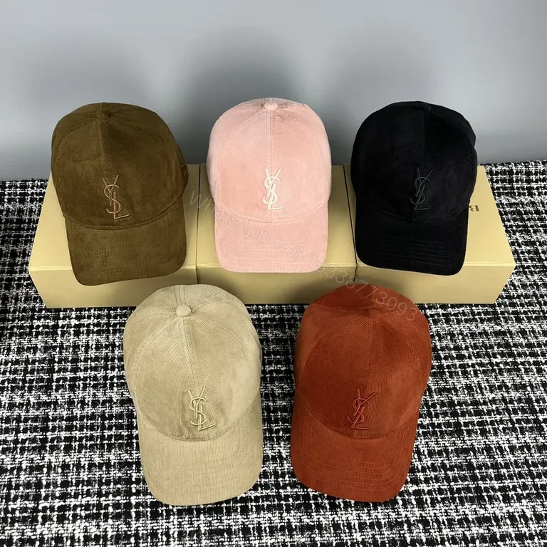 View 5 of Corduroy YSL-Inspired Cap: Subtle Luxury, All-Day Comfort