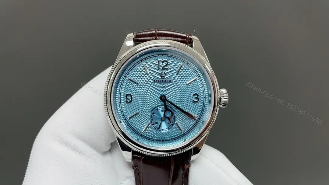 Rolex Perpetual 1908 Platinum Ice Blue Dial 39mm 52506-0003 — view 1