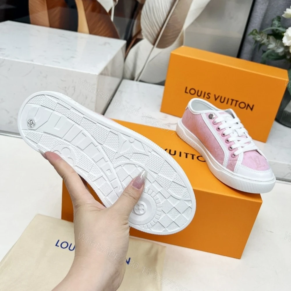 View 4 of LOUIS VUITTON LV LAGOON SNEAKER DENIM ROSE 1AGYFO