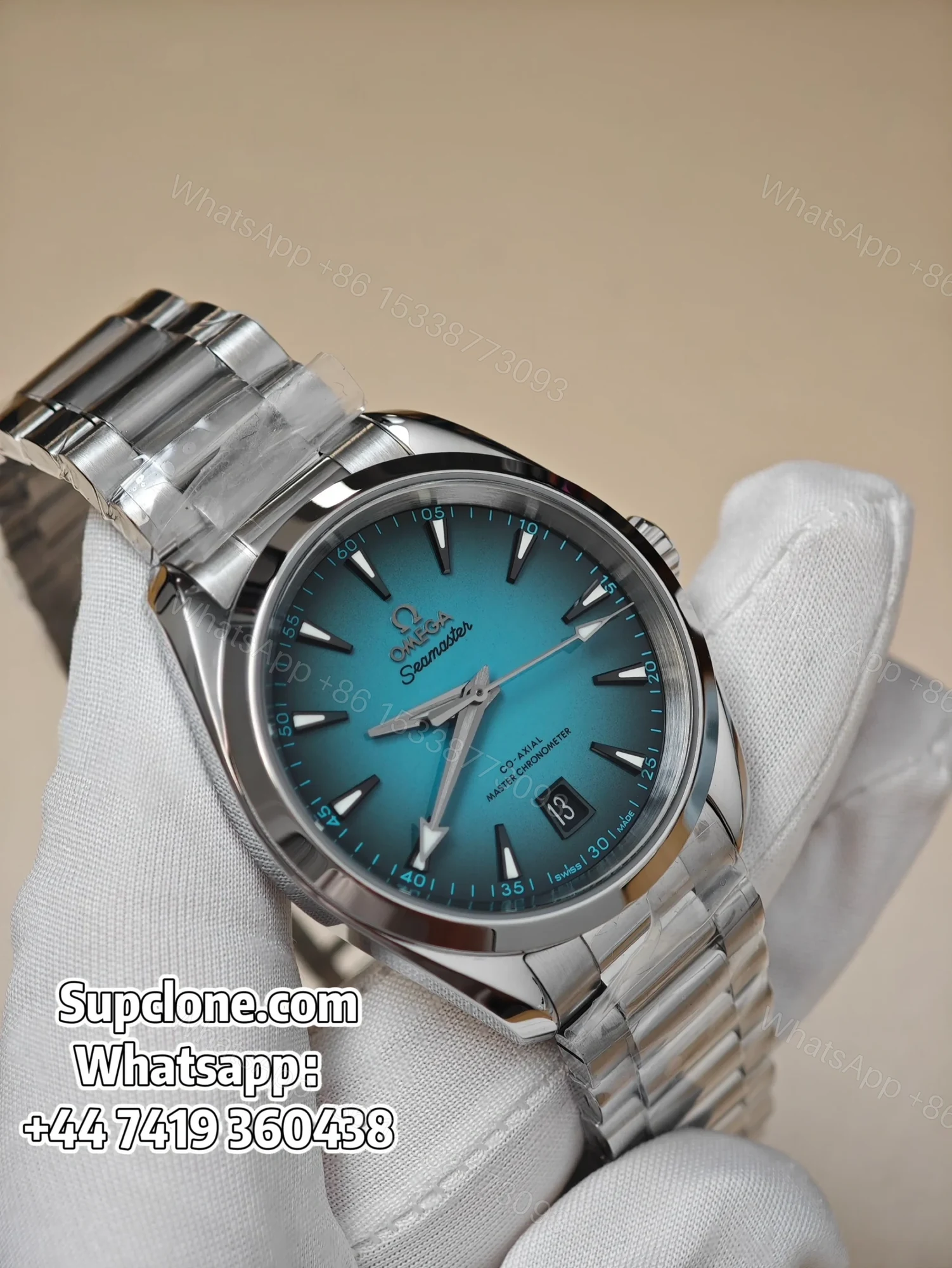 View 2 of Omega Super Clone Seamaster Aqua Terra 150M 41mm 220.10.41.21.03.006