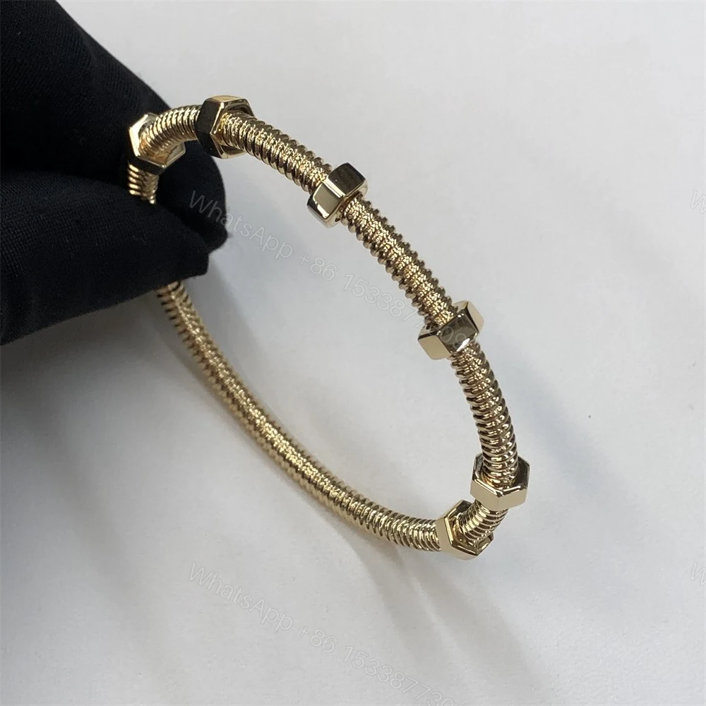 View 2 of Cartier Ecrou De Cartier Bracelet 18K Yellow Gold B6063817