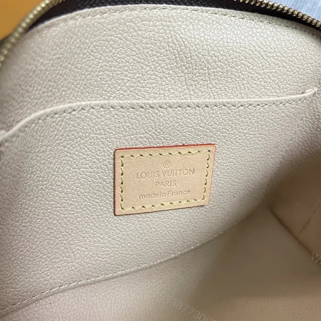 View 8 of Brown LV Monogram Ledger Wallet with Zipper