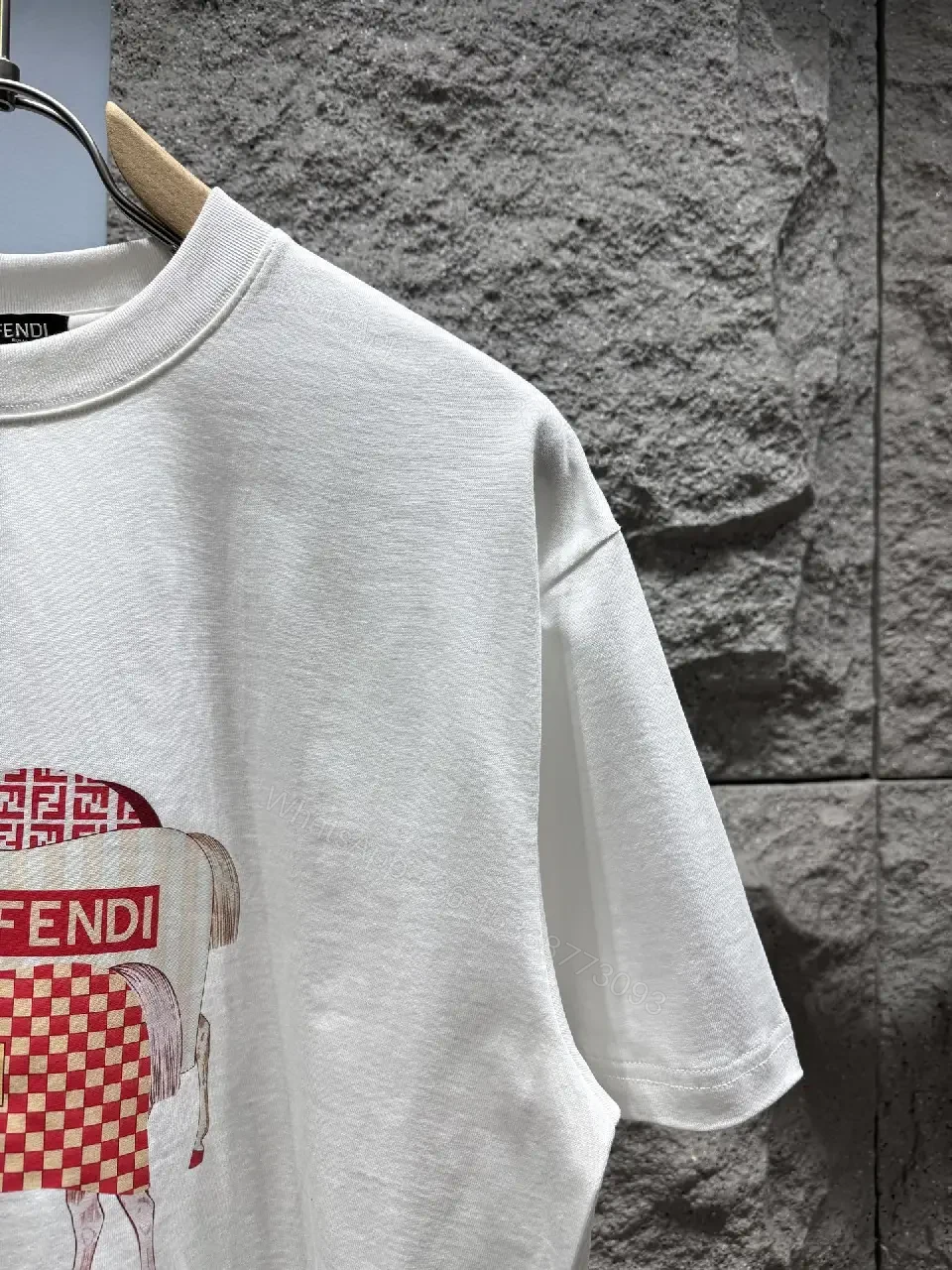 View 8 of Grey White Premium Graphic Tee - Couture Street Style