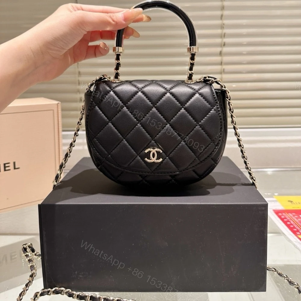 View 2 of Chanel 25C Classic Clutch With Chain Black 16Cm