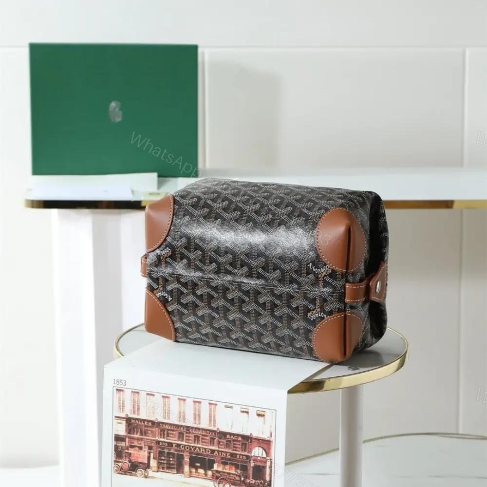 View 5 of 高仿Goyard*BOEING2旅行洗漱包化妝包棕色免檢版