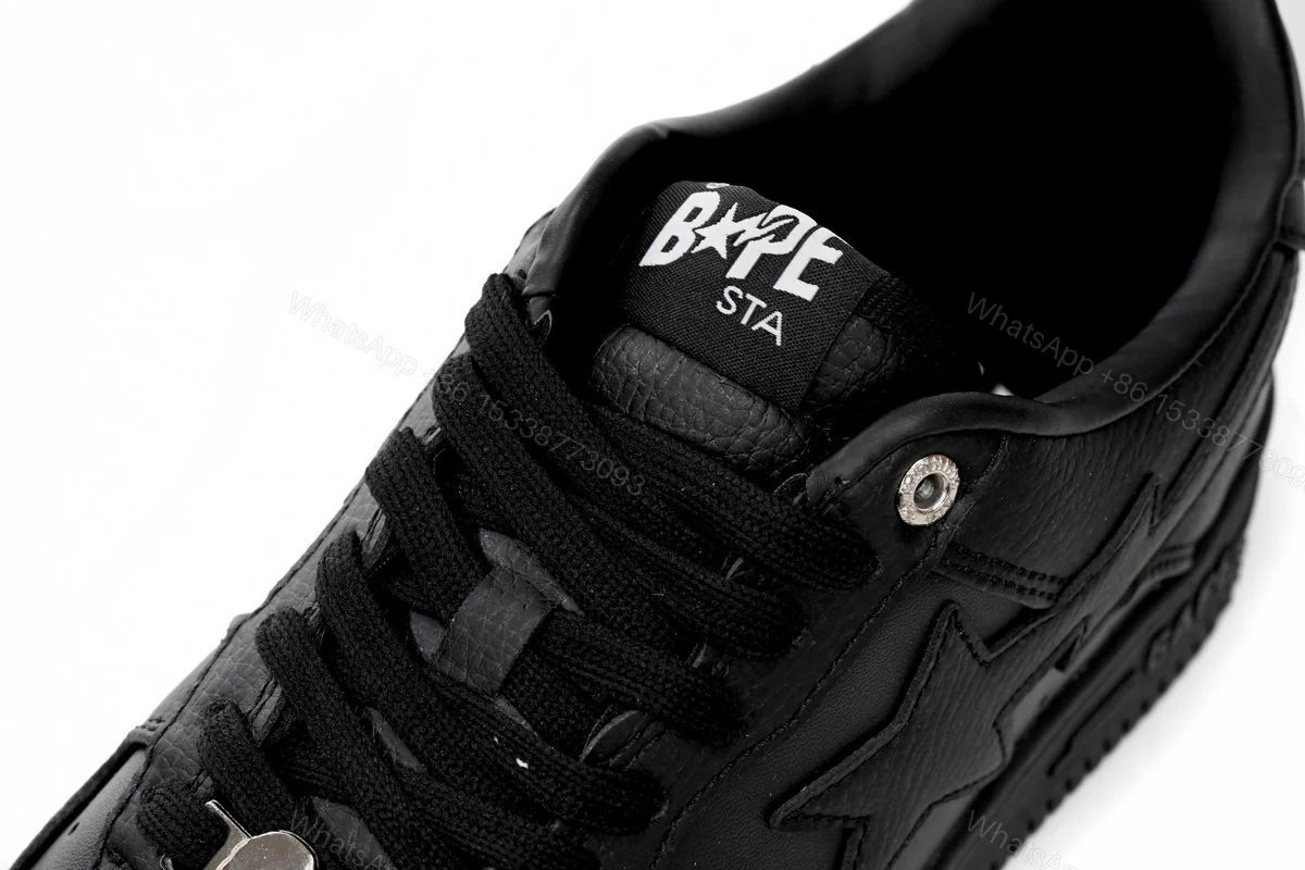 View 7 of A Bathing Ape Bape Sta Low Black 1J30 -191- 013