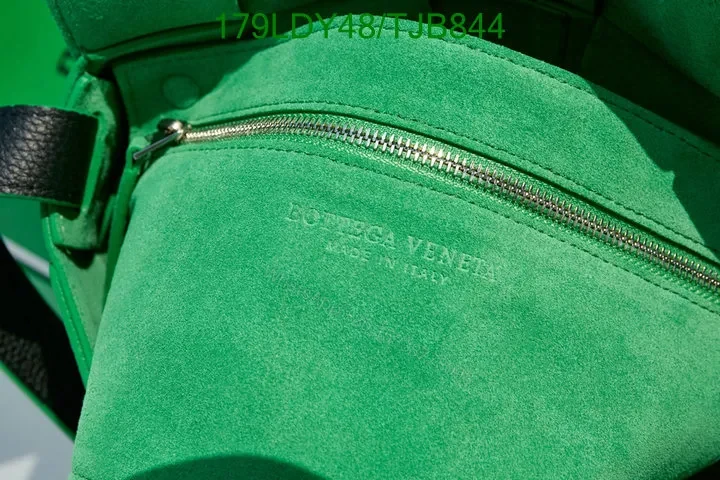 View 10 of Bottega Veneta White Lambskin Cassette Bag in Intrecciato Weave