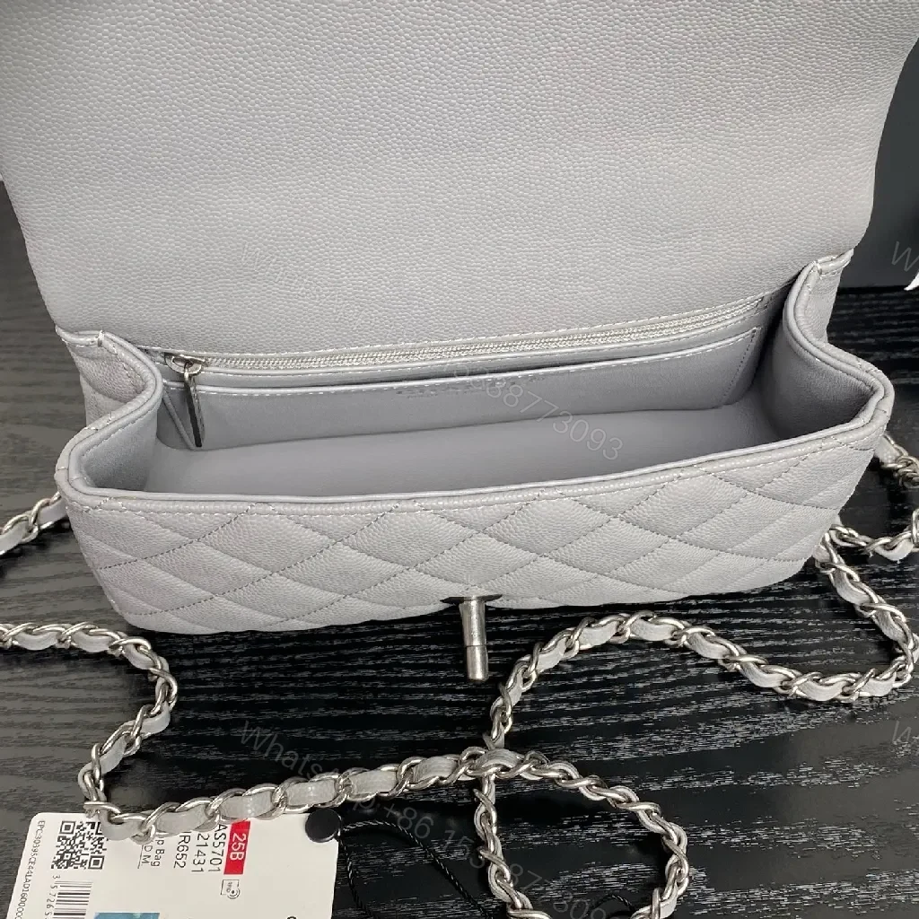 View 9 of Quilted Lambskin Flap Bag: Modern Luxury, Chain Strap