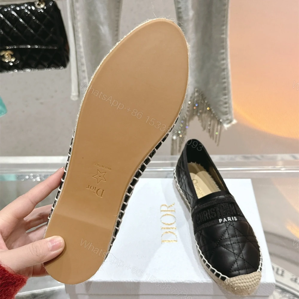 View 9 of 高仿Dior*Granville系列KDD974漁夫鞋小牛皮黑色免檢版