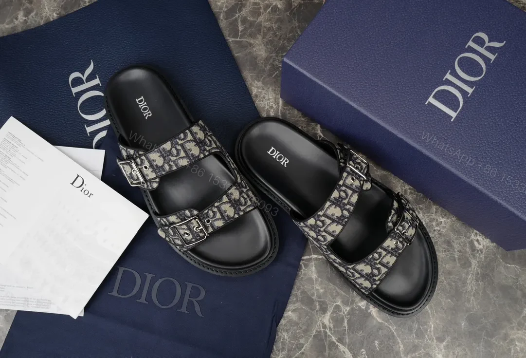 View 5 of Monochrome Pattern Sandals with Luxe Comfort