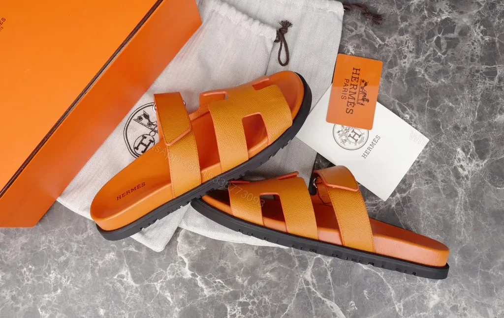 View 4 of Vibrant HermÃ ̈s Oran Sandals â€” Bold Comfort, Luxury Style