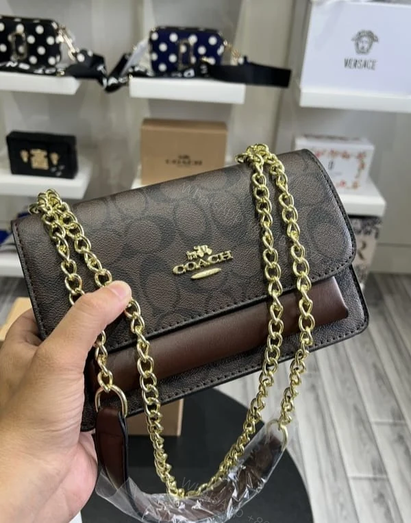 View 6 of FIRST COPY Coach Klare Signature Crossbody Bag