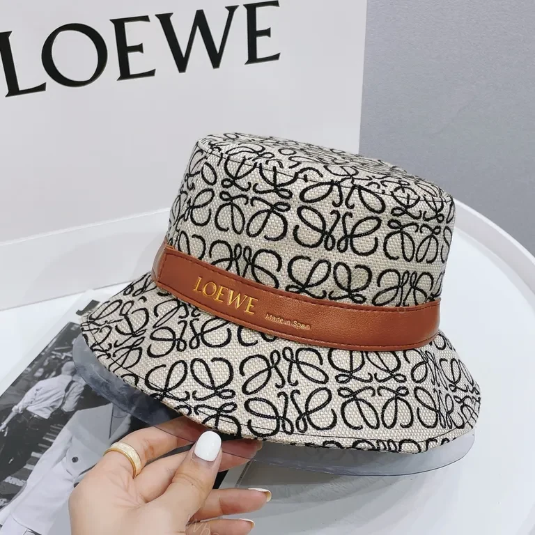 View 2 of Monogram LOEWE Bucket Hat â€” Signature Craft, Everyday Comfort