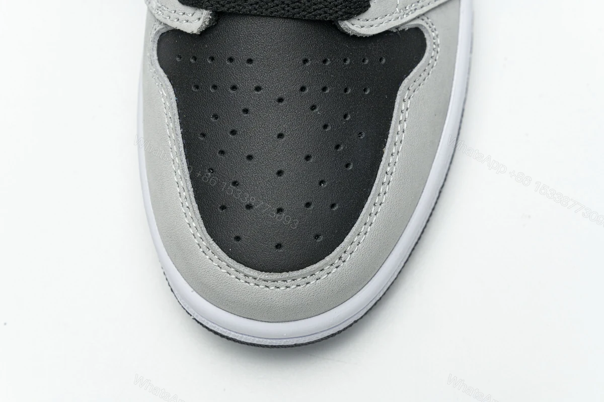 View 7 of Air Jordan 1 Shadow 2.0 Black Light Smoke Grey 555088-035