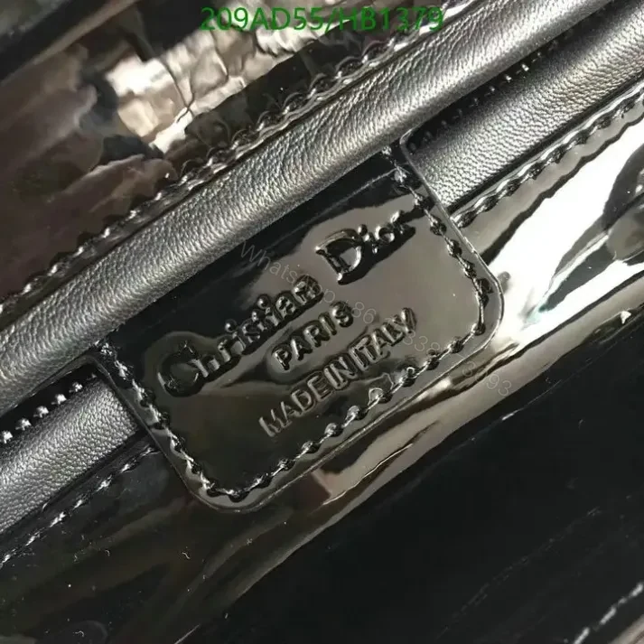 View 8 of Dior Replica Mini Lady Bag in Black Leather HB13797 1:1