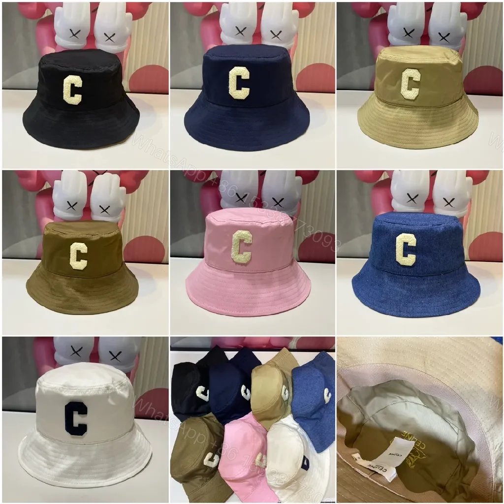View 6 of Cotton Bucket Hat with Signature Embroidery, Casual Luxe