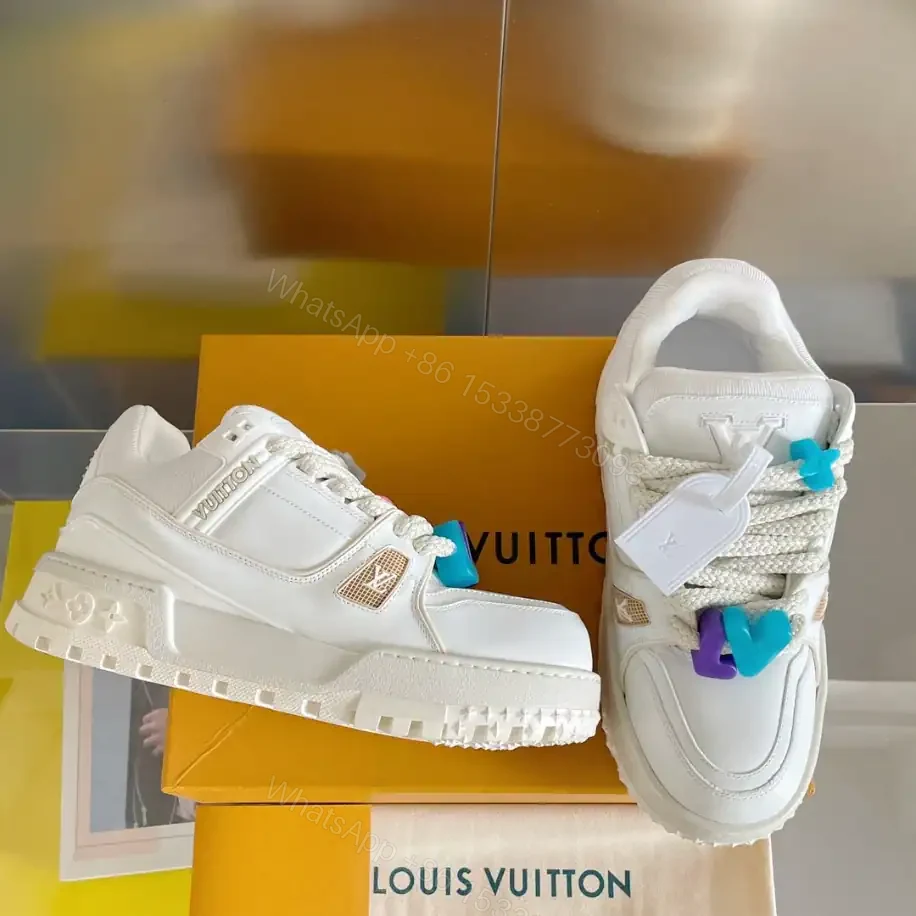 View 3 of LOUIS VUITTON LV TRAINER MAXI SNEAKERS IN WHITE – LSVT335