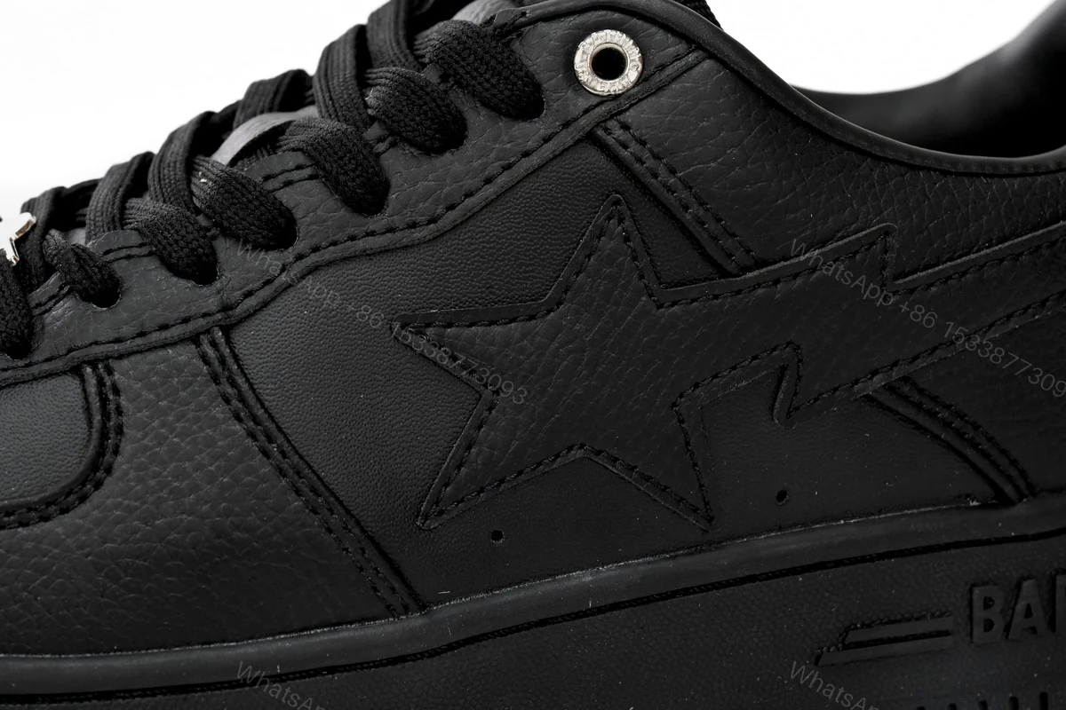 View 8 of A Bathing Ape Bape Sta Low Black 1J30 -191- 013