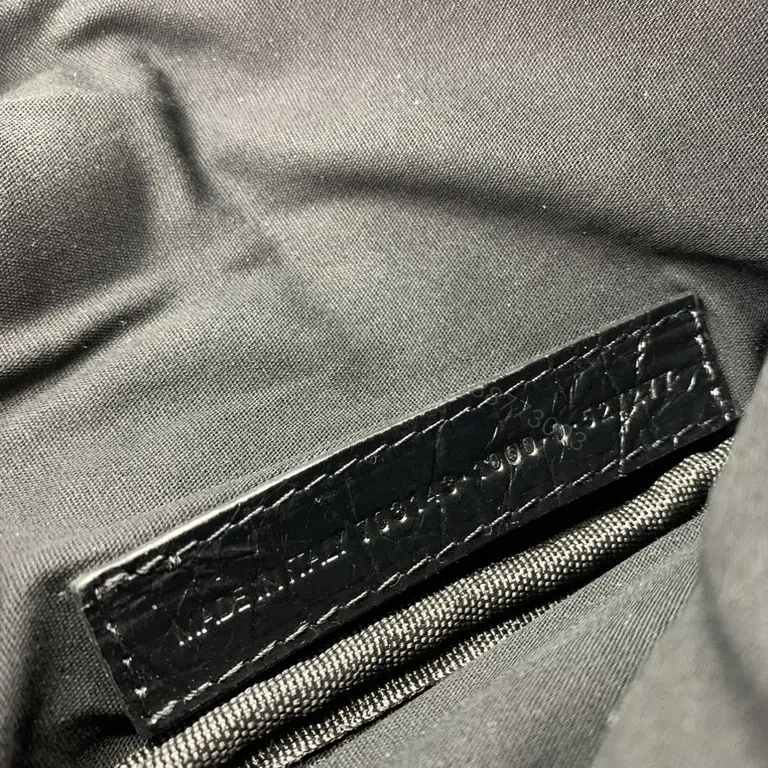 View 4 of Black Leather Belt Bag - City Luxe, Multi-Pocket, Crossbody Ready