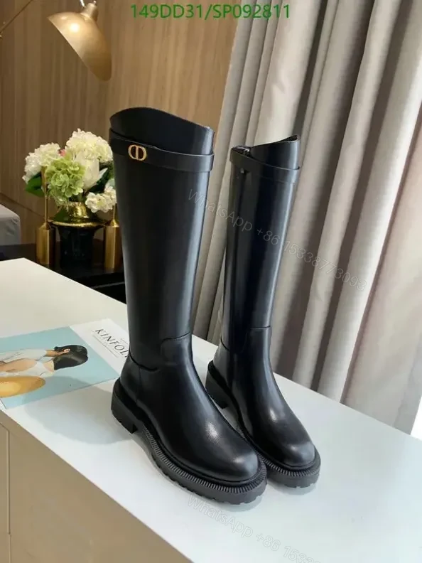 Dior Tory Burch Elegant Knee-High Boots — view 1