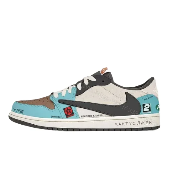 View 11 of Travis Scott X Air Jordan 1 Low 'BMW JackBoys' DC3533-100