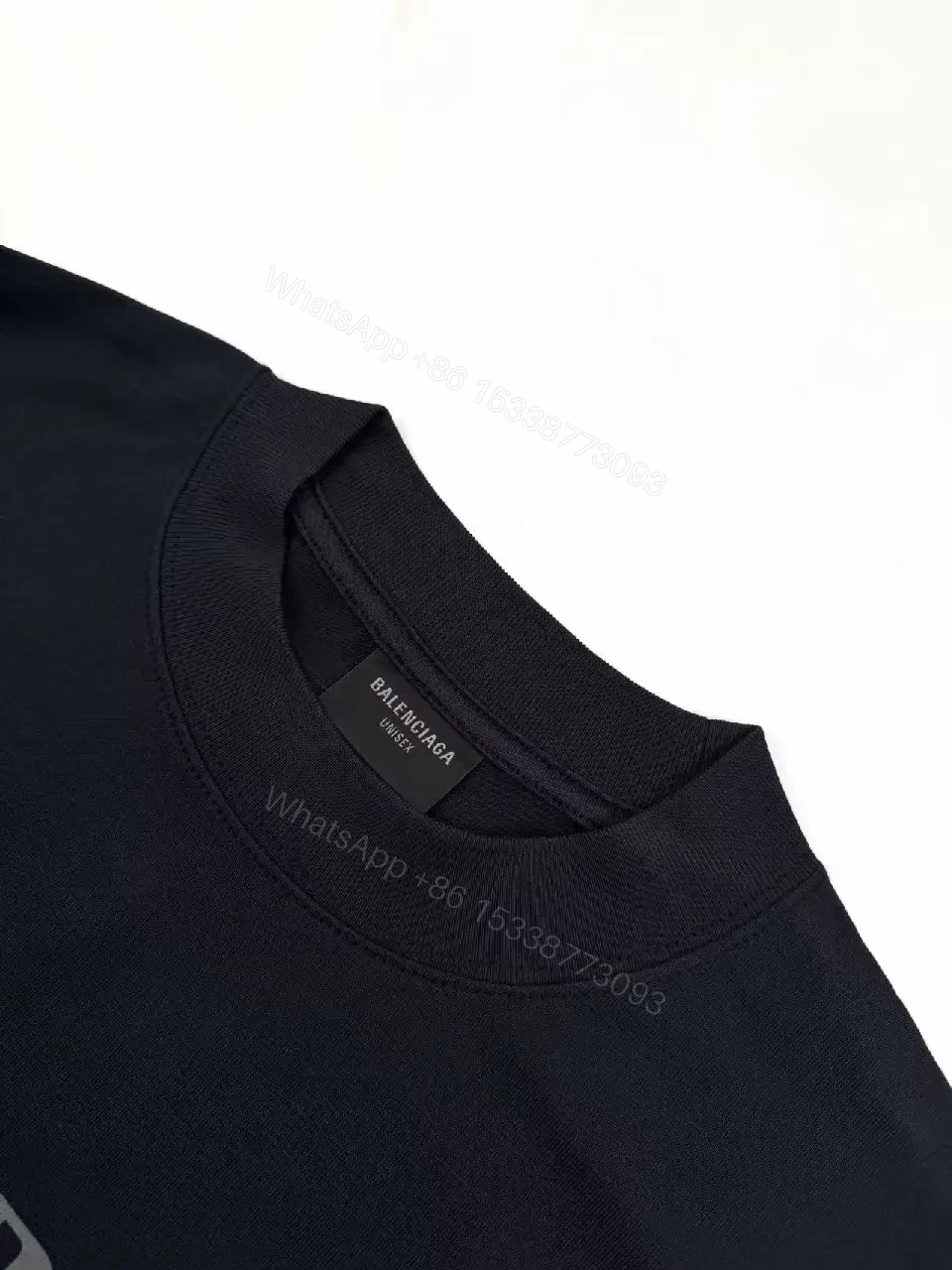 View 8 of Navy Cotton Logo Tee - Premium Streetwear Essential
