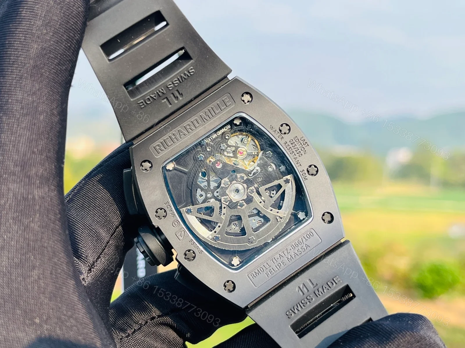 View 6 of Richard Mille RM011-FM Stainless Steel Automatic Chronograph Watch RM011-FM-SS