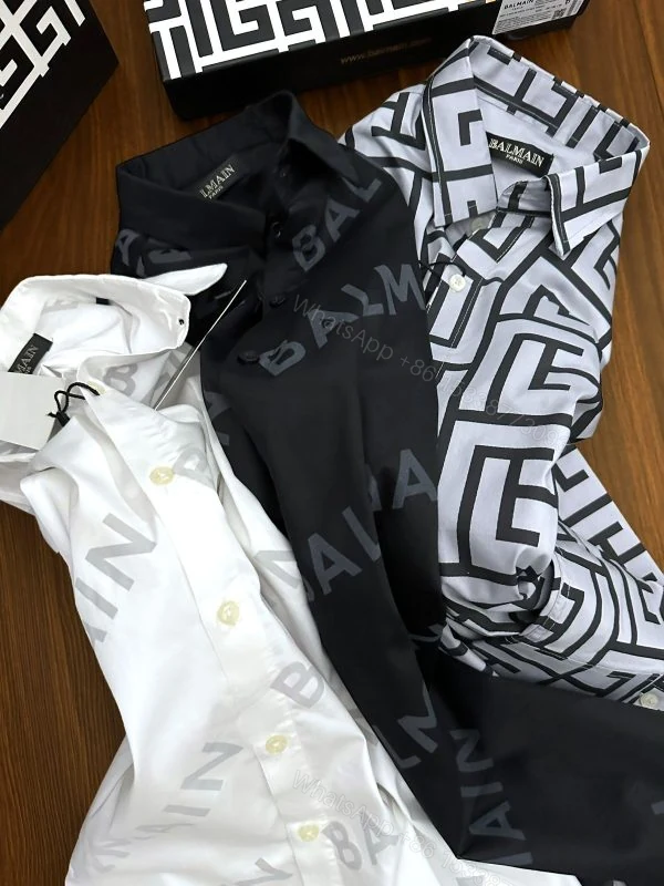 View 6 of FIRST COPY BALMAIN LUXURY SUMMER FASHION SHIRTS