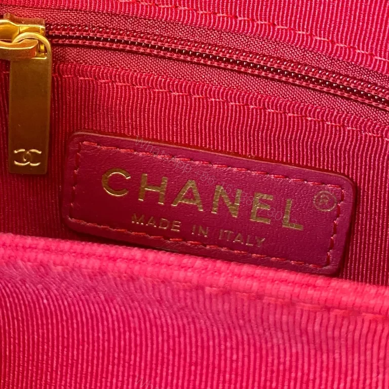 View 5 of Quilted Noir Lambskin Flap Bag with Gold Chain