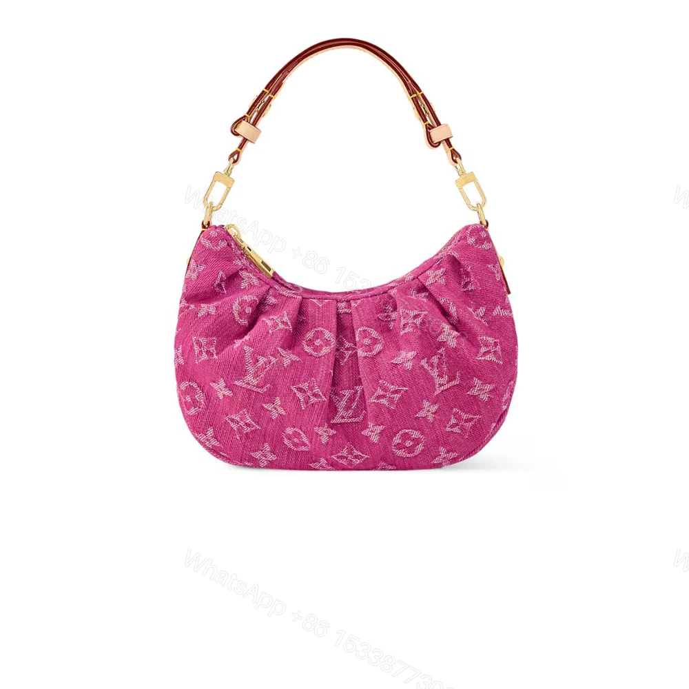 Louis Vuitton Pochette Valley Bag Denim Pink 21Cm M28327 — view 1