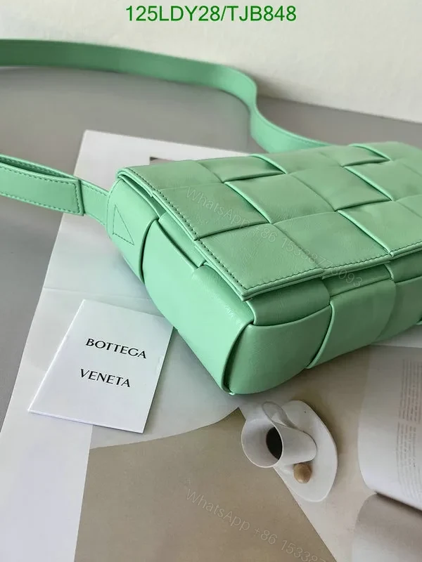 View 80 of Bottega Veneta Premium Nappa Leather Intrecciato Weave Bag with Magnetic Fastening BV9101