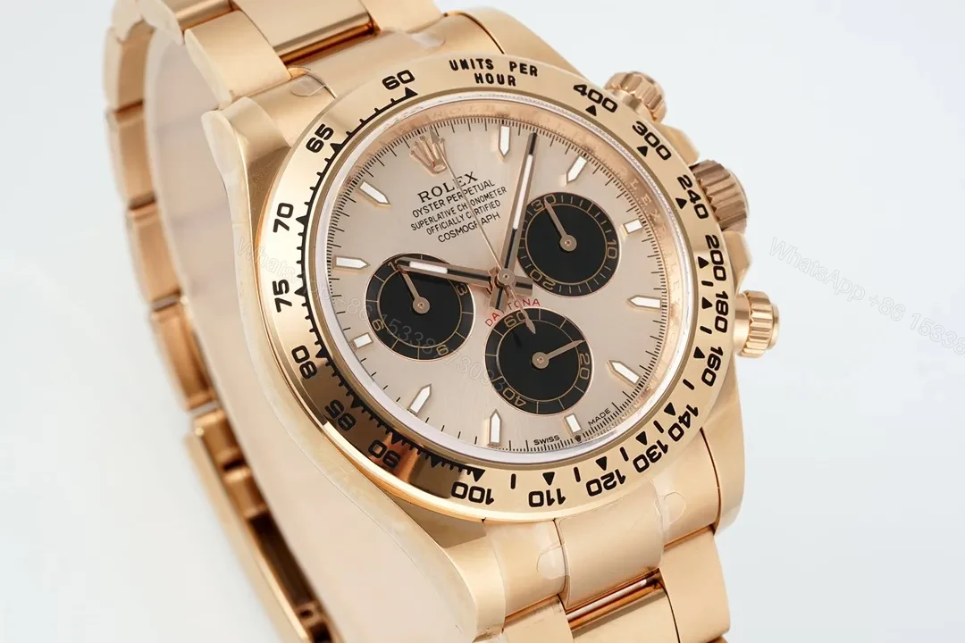 View 2 of DJ Factory Clean Factory APS Daytona Rose Gold Chocolate Dial Watch
