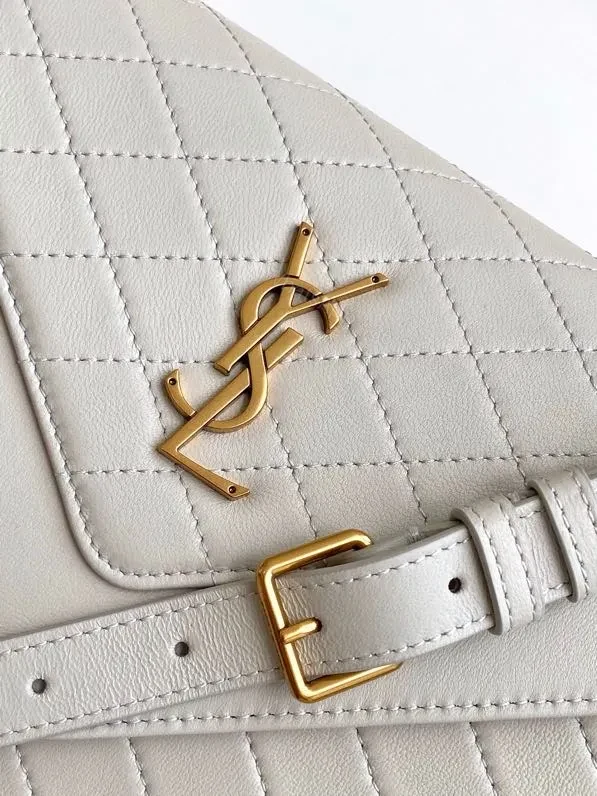 View 4 of Saint Laurent Quilted Lambskin Gaby Mini Shoulder Bag