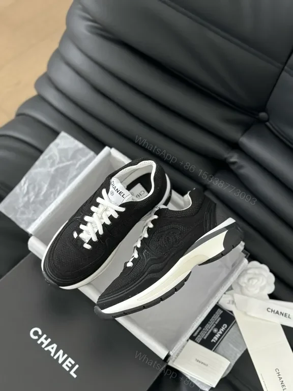 View 7 of Chanel-Inspired Comfort High-Tops: Luxe Minimal Sneakers