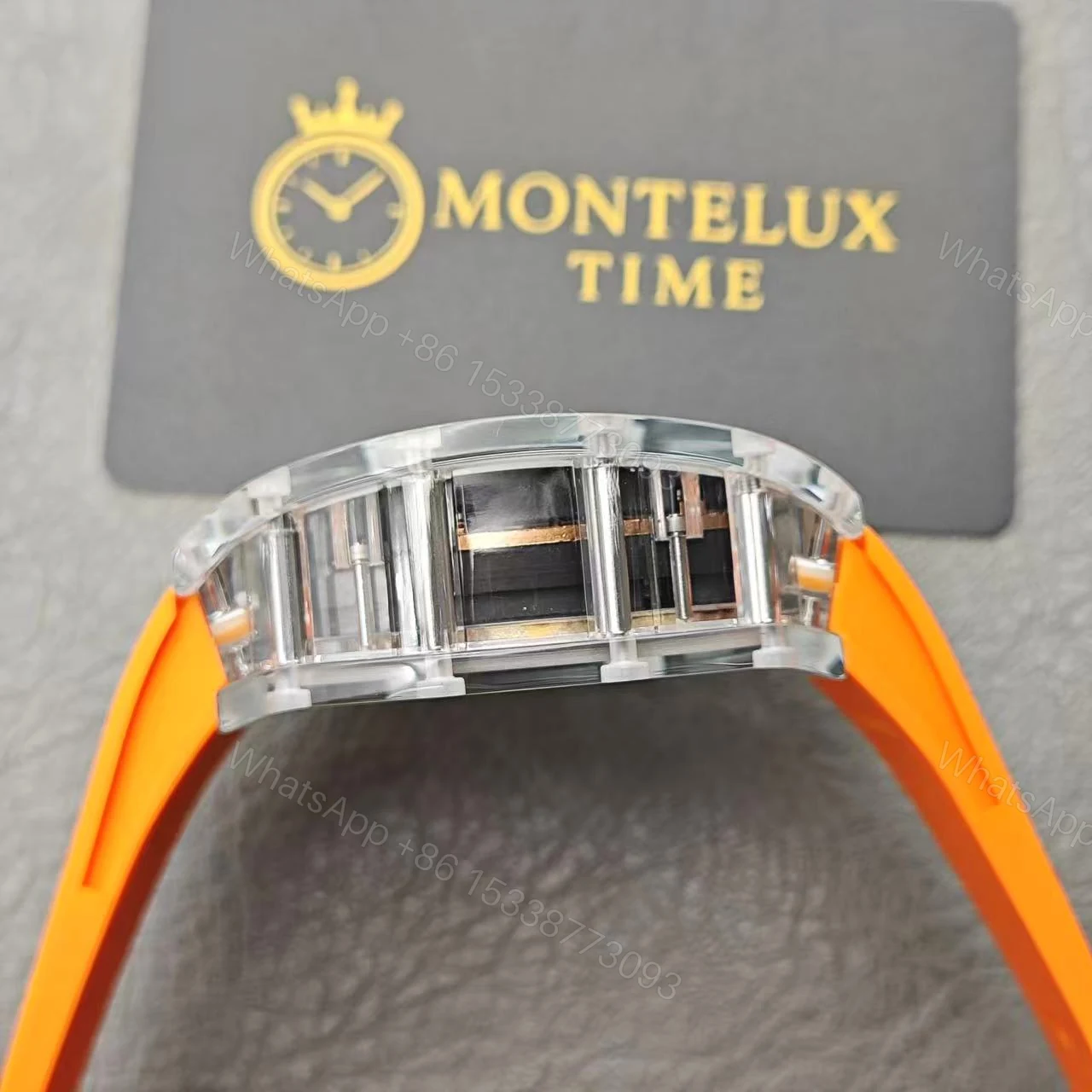 View 14 of Replica RM 047 New Samurai Armor Orange Strap