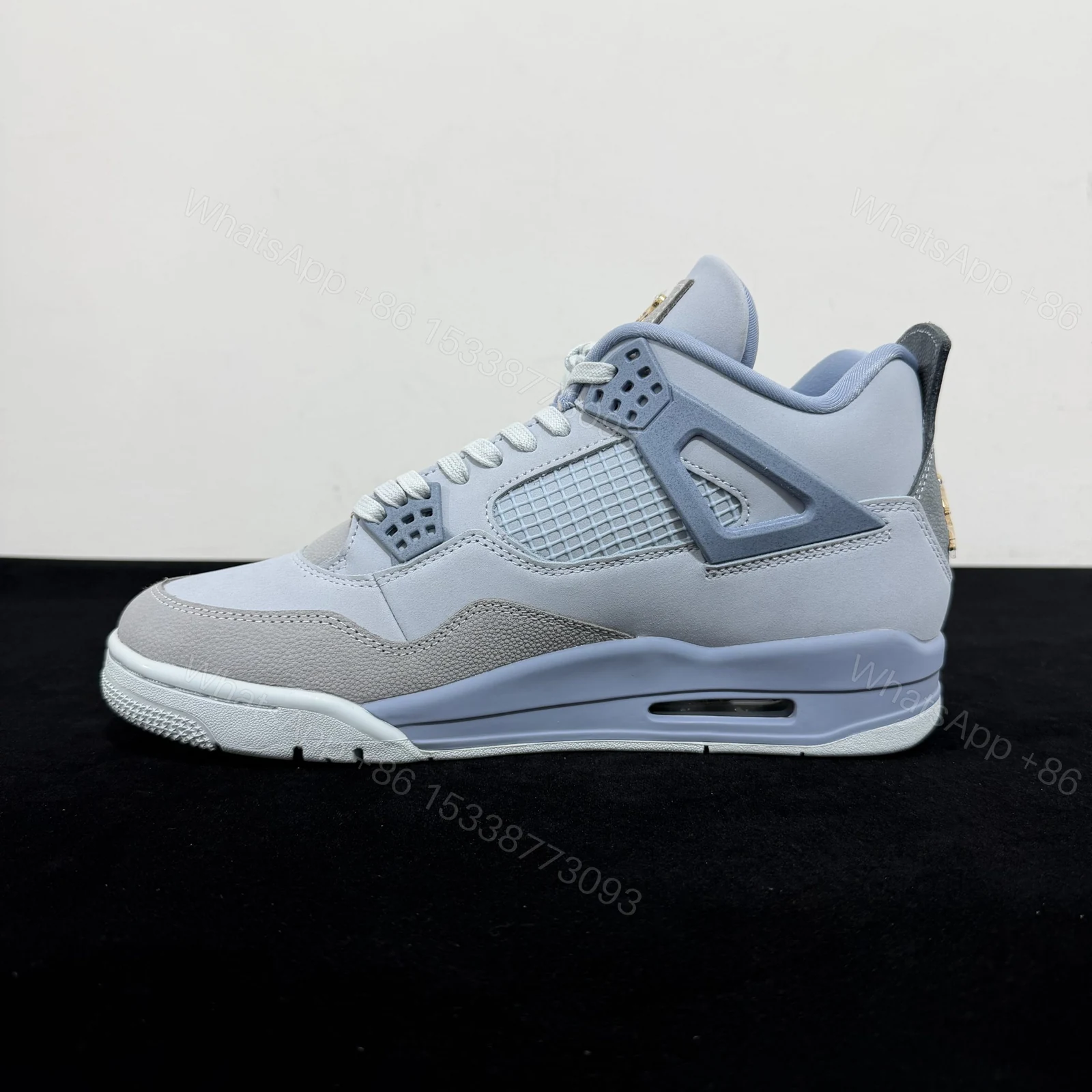View 2 of Air Jordan 4 UNC Tar Heels PE Player Exclusive Reps